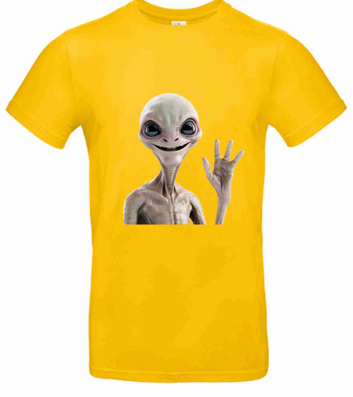 T-Shirt B&C Kids´ Exact 190 BCTK301 Mit Aufdruck "Alien" auch zum selbst gestalten