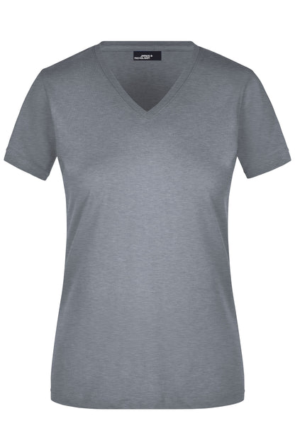 James & Nicholson Ladies´ Slim Fit-T JN971 Grey Hether