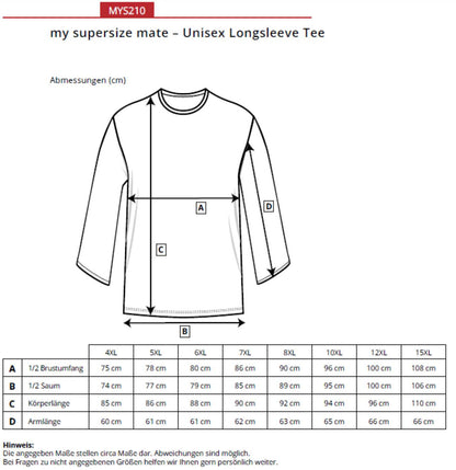 Miners mate supersize Unisex Longsleeve Tee