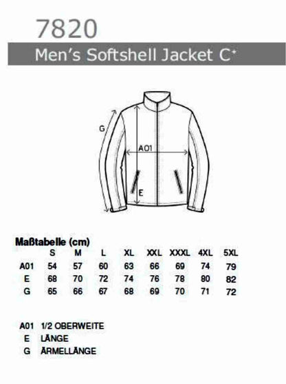 Men´s Softshell Jacket C+ Promodoro E7820