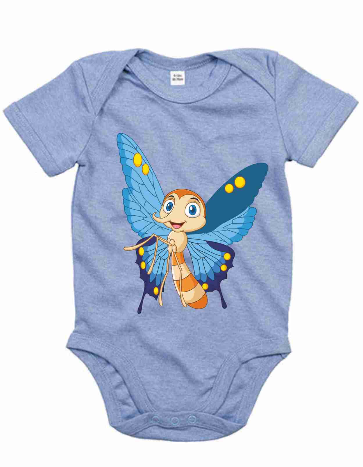 Baby Body mit Aufdruck Funny Butterfly