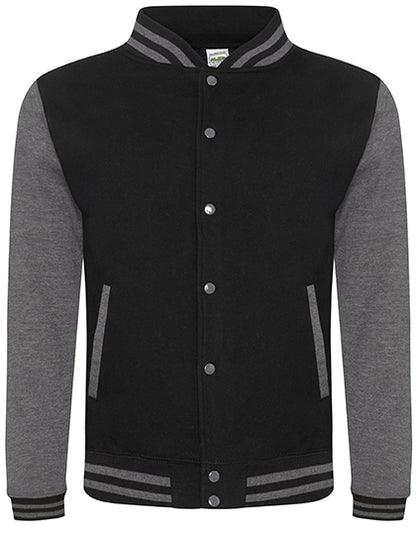 Just Hoods Varsity Jacket JH043