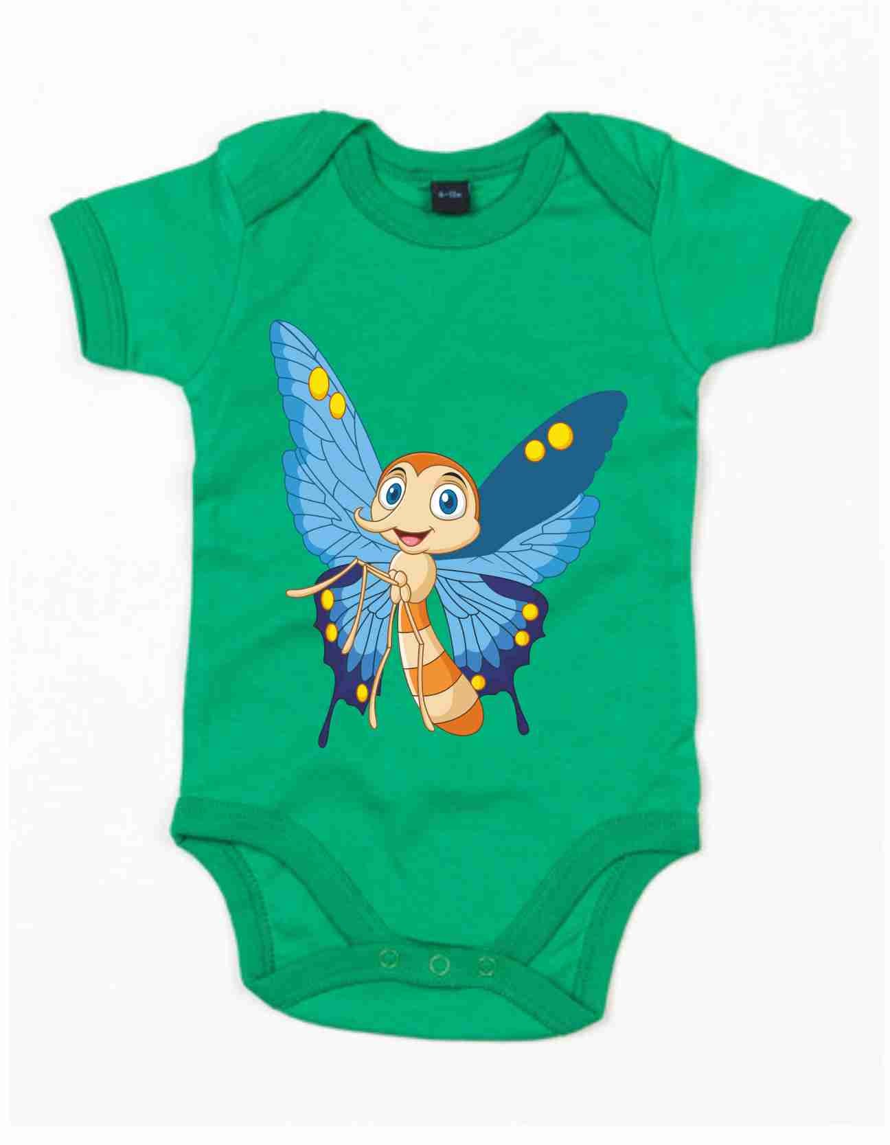 Baby Body mit Aufdruck Funny Butterfly