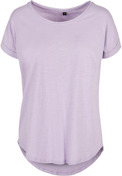 Ladies´ Long Slub Tee Build Your Brand BY036 Lilac