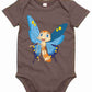 Baby Body mit Aufdruck Funny Butterfly