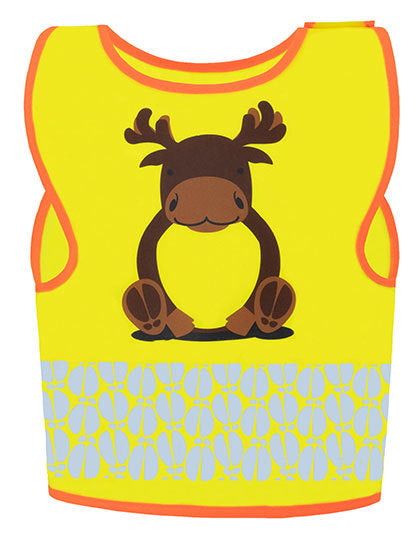 Kinder Warnweste mit Tiermotiven CO² Neutral KX119