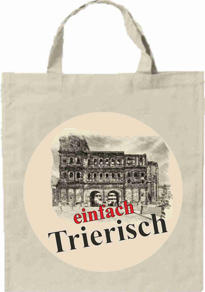 Trier Baumwollbeutel auch zum selbst gestalten bei tex-druck.de