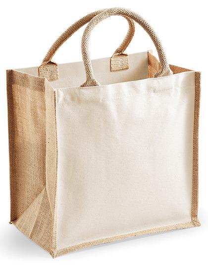 Printers Midi Jute Bag Westford Mill WM421