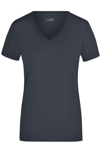 Damen - Ladies' Stretch V-Neck James & Nicholson  JN928