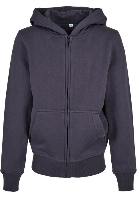 Kids´ Organic Basic Zip Hoody  Build Your Brand BY188