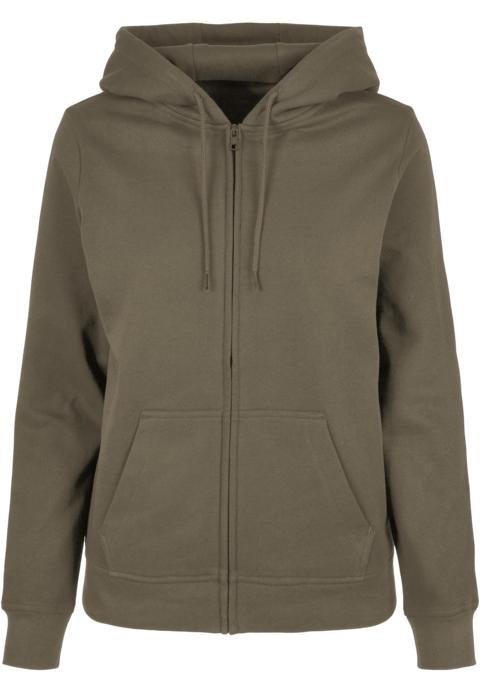 Ladies Basic Zip Hoody Build Your Brand Basic BB009