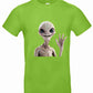 T-Shirt B&C Kids´ Exact 190 BCTK301 Mit Aufdruck "Alien" auch zum selbst gestalten