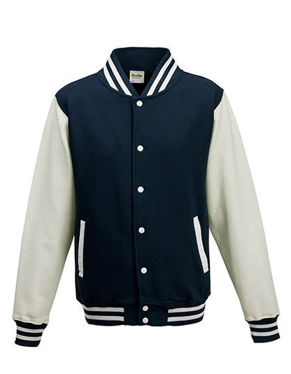Just Hoods Varsity Jacket JH043