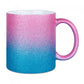 Glitzer Tasse mit Farbverlauf SPARK-BC-BL