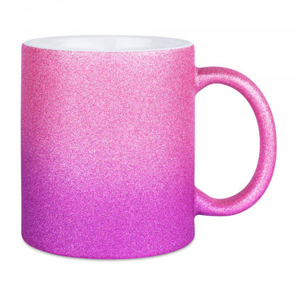Glitzer Tasse mit Farbverlauf SPARK-BC-BL