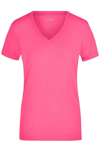 Damen - Ladies' Stretch V-Neck James & Nicholson  JN928