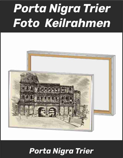 Porta Nigra Trier Foto Keilrahmen - Leinwand Porta Nigra