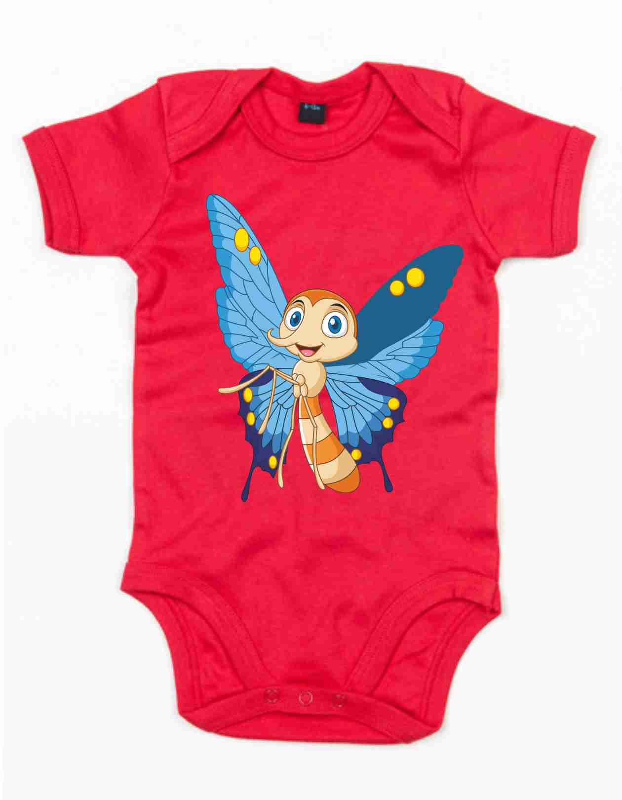 Baby Body mit Aufdruck Funny Butterfly