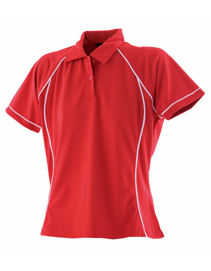 Ladies´ Piped Performance Polo Finden+Hales  FH371
