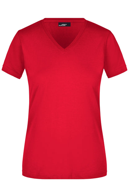 James & Nicholson Ladies´ Slim Fit-T JN971 Red