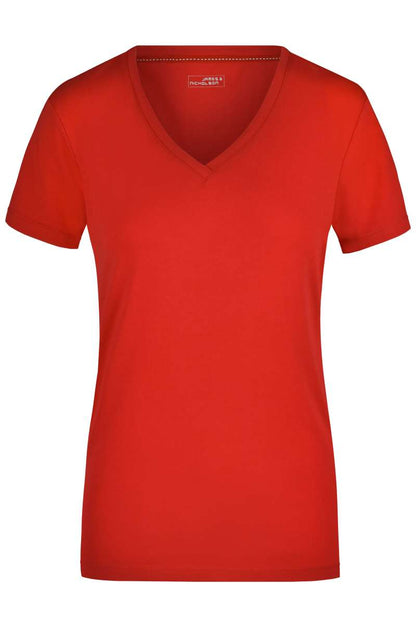Damen - Ladies' Stretch V-Neck James & Nicholson  JN928