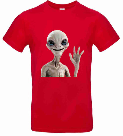 T-Shirt B&C Kids´ Exact 190 BCTK301 Mit Aufdruck "Alien" auch zum selbst gestalten