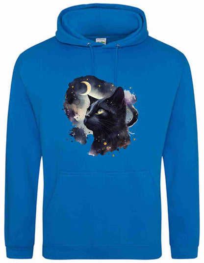 Hoodie mit Aufdruck Katze AWDis College Just Hoods JH001