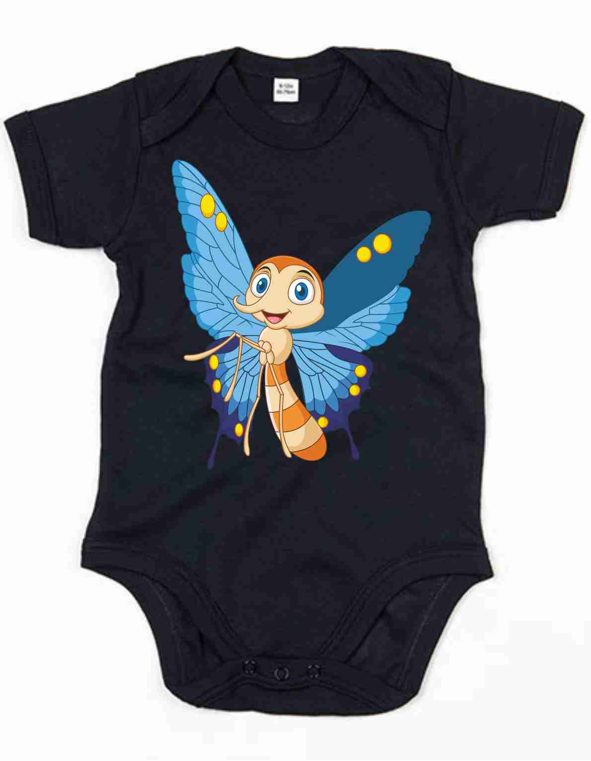 Baby Body mit Aufdruck Funny Butterfly