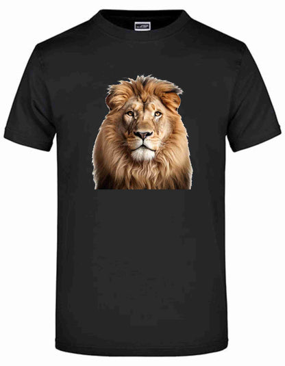 T-Shirt mit Aufdruck "Löwenkopf"