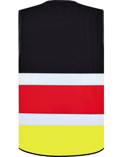 Sicherheitswesten in Farben der Nationalflaggen EM2024 Korntex  KX144