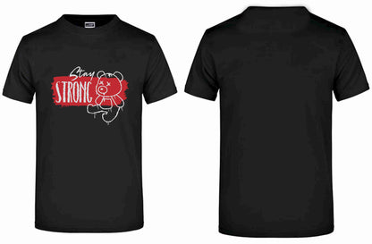 T-Shirt mit Aufdruck „Stay Strong“