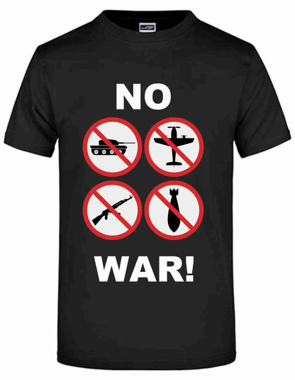 No War T-Shirt auch zum selbst gestalten bei tex-druck.de