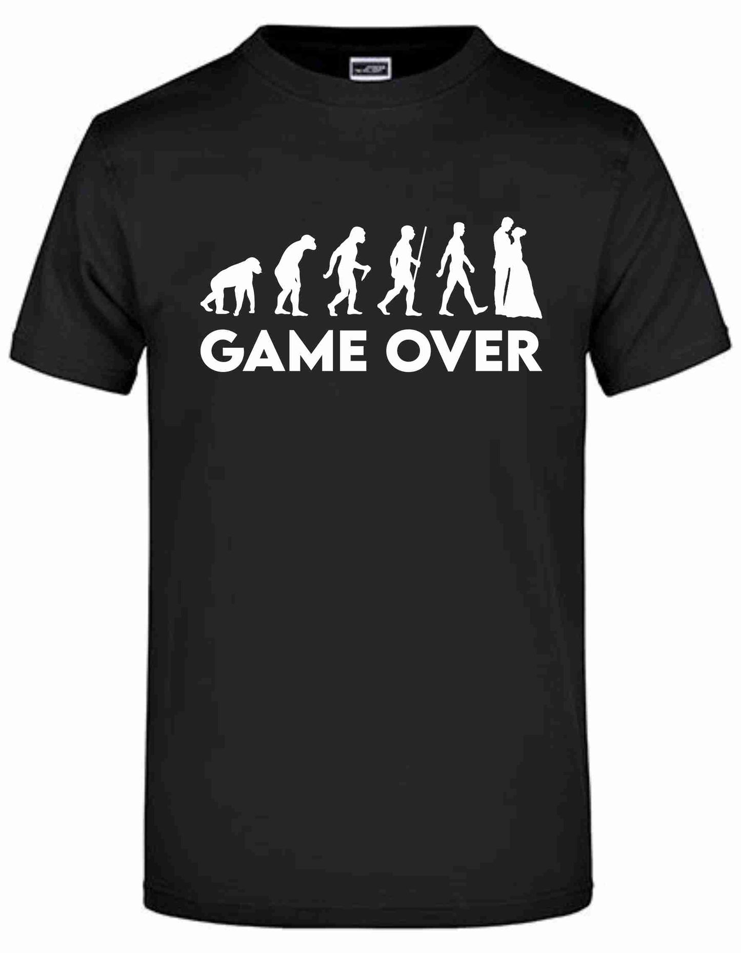 T-Shirt JGA mit Aufdruck GAME OVER