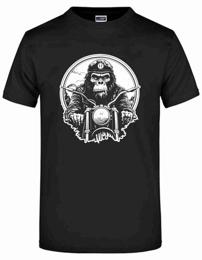 Biker Gorilla T-Shirt