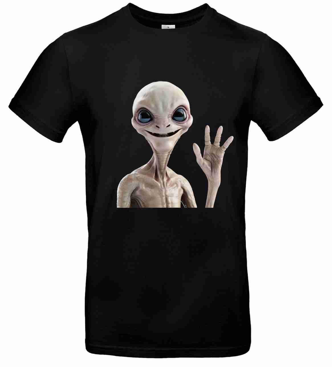 T-Shirt B&C Kids´ Exact 190 BCTK301 Mit Aufdruck "Alien" auch zum selbst gestalten