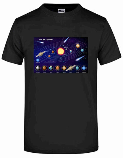 T-Shirt mit Aufdruck „Solar System"