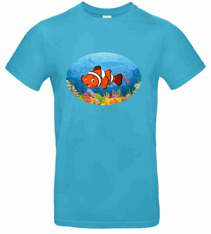 T-Shirt B&C Kids´ Exact 190 Mit Aufdruck "Clown Fish" auch zum selbst gestalten