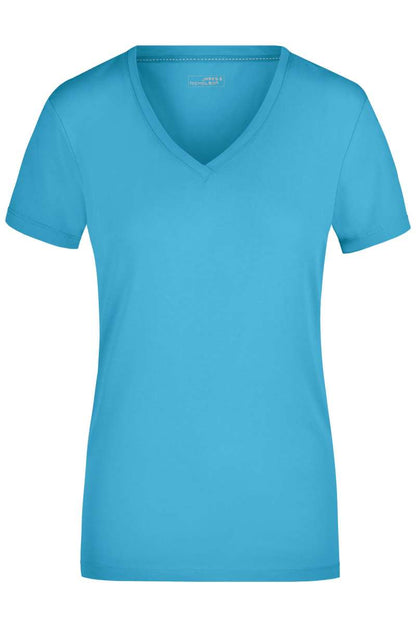 Damen - Ladies' Stretch V-Neck James & Nicholson  JN928