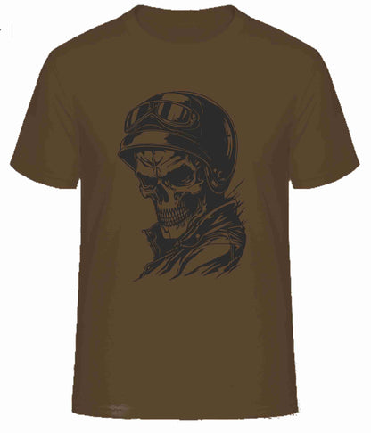 Biker - Skull - Totenkopf Shirt James & Nicholson