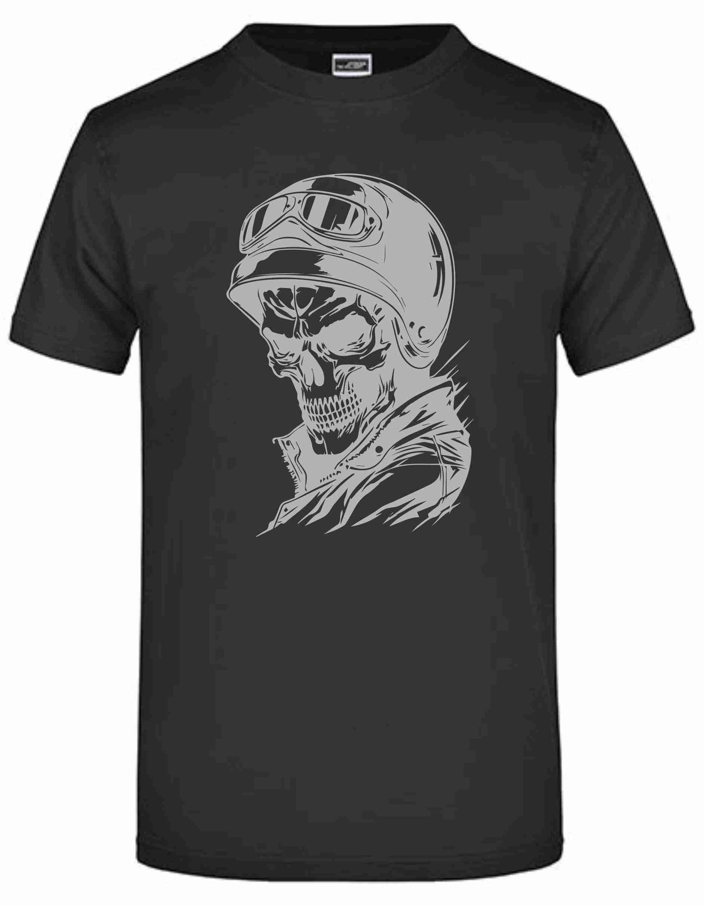 Biker - Skull - Totenkopf Shirt James & Nicholson