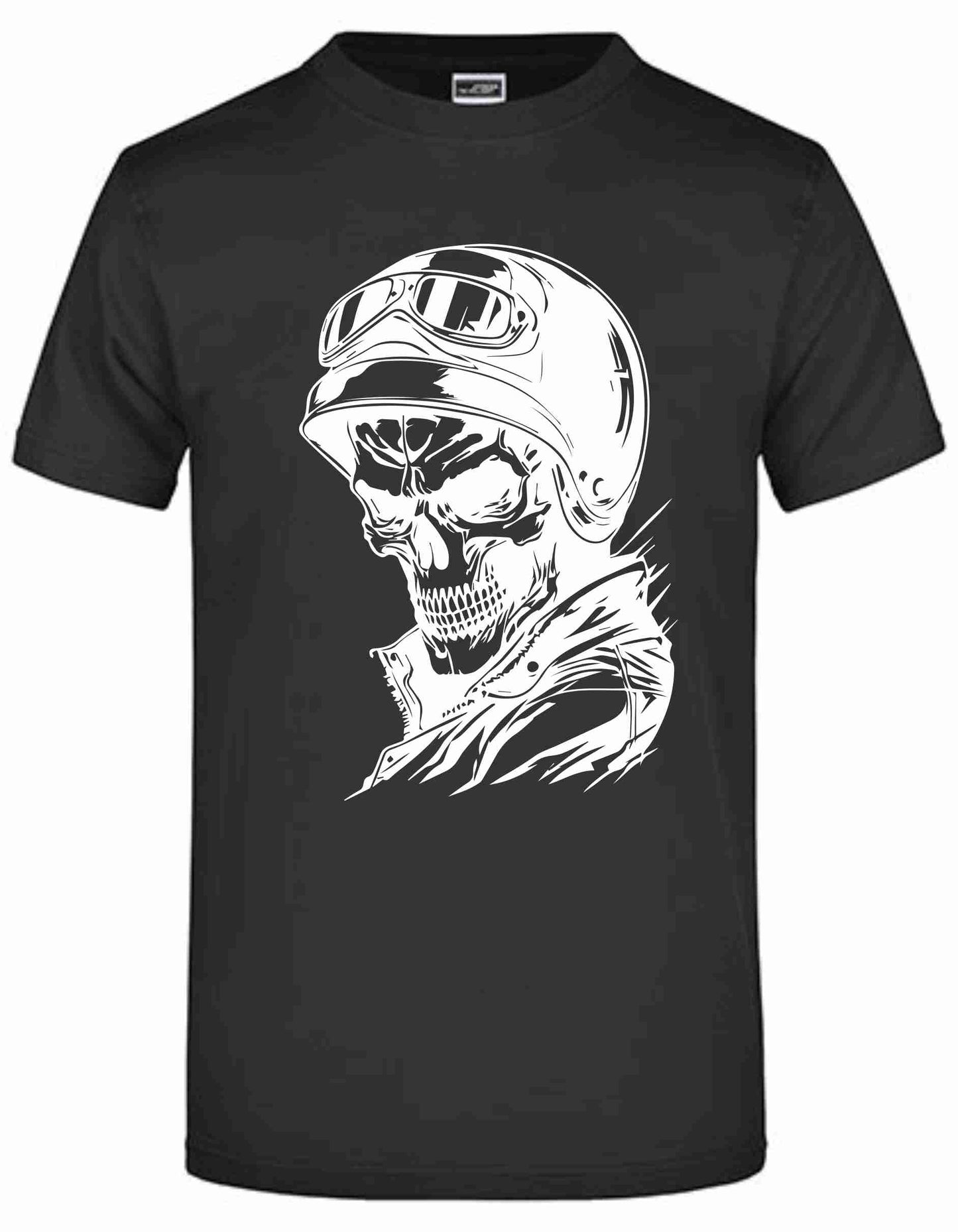 Biker - Skull - Totenkopf Shirt James & Nicholson