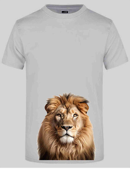 T-Shirt mit Aufdruck "Löwenkopf"