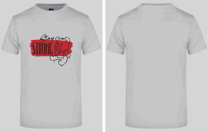 T-Shirt mit Aufdruck „Stay Strong“