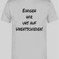 T-Shirt mit Aufdruck "Einigen wir uns auf ein Unentschieden!"