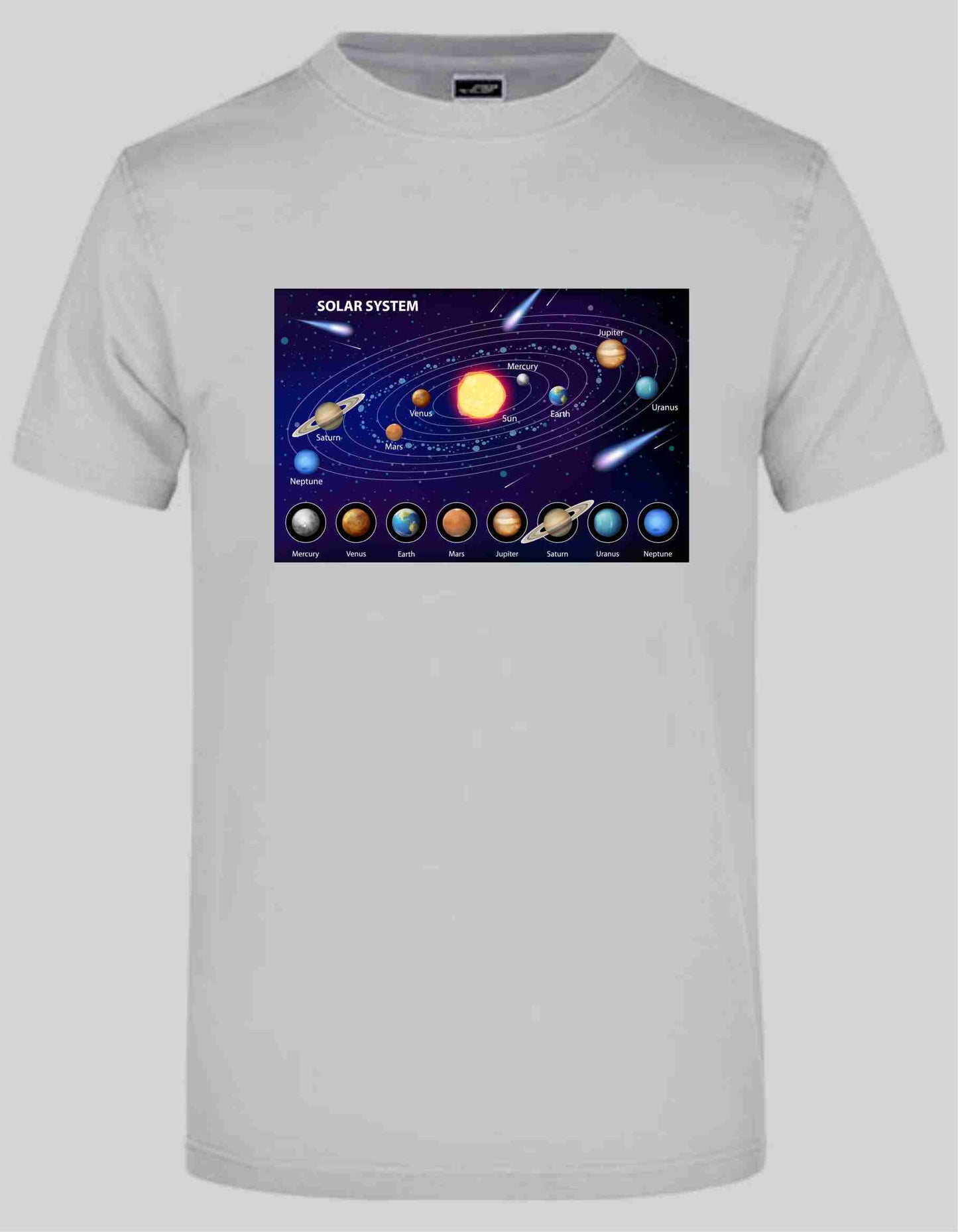 T-Shirt mit Aufdruck „Solar System"