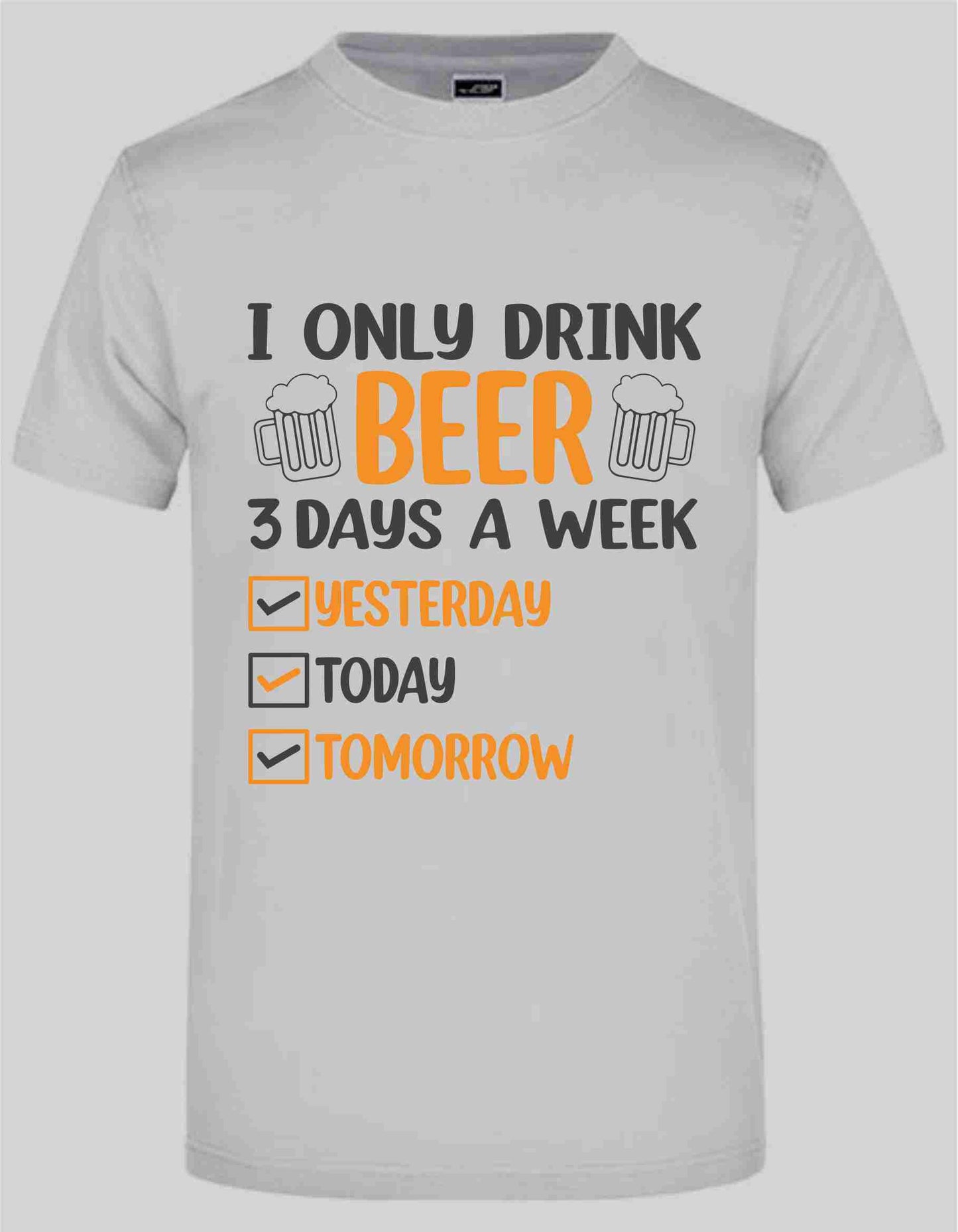 T-Shirt mit Aufdruck Oktoberfest i only drink beer 3 days a week