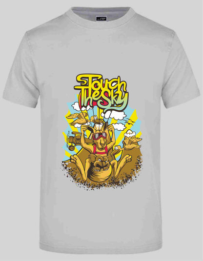 T-Shirt mit Aufdruck „Touch the Sky"