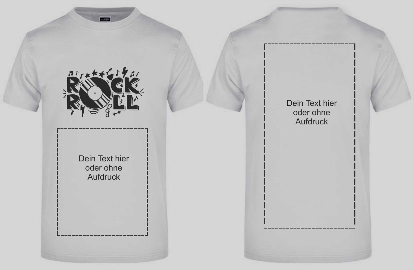 T-Shirt mit Aufdruck "Rock & Roll"