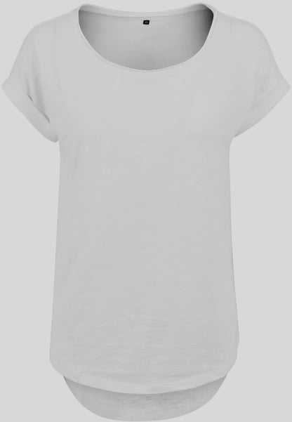 Ladies´ Long Slub Tee Build Your Brand BY036 White