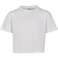 Girls Cropped Jersey Tee Build Your Brand BY114
